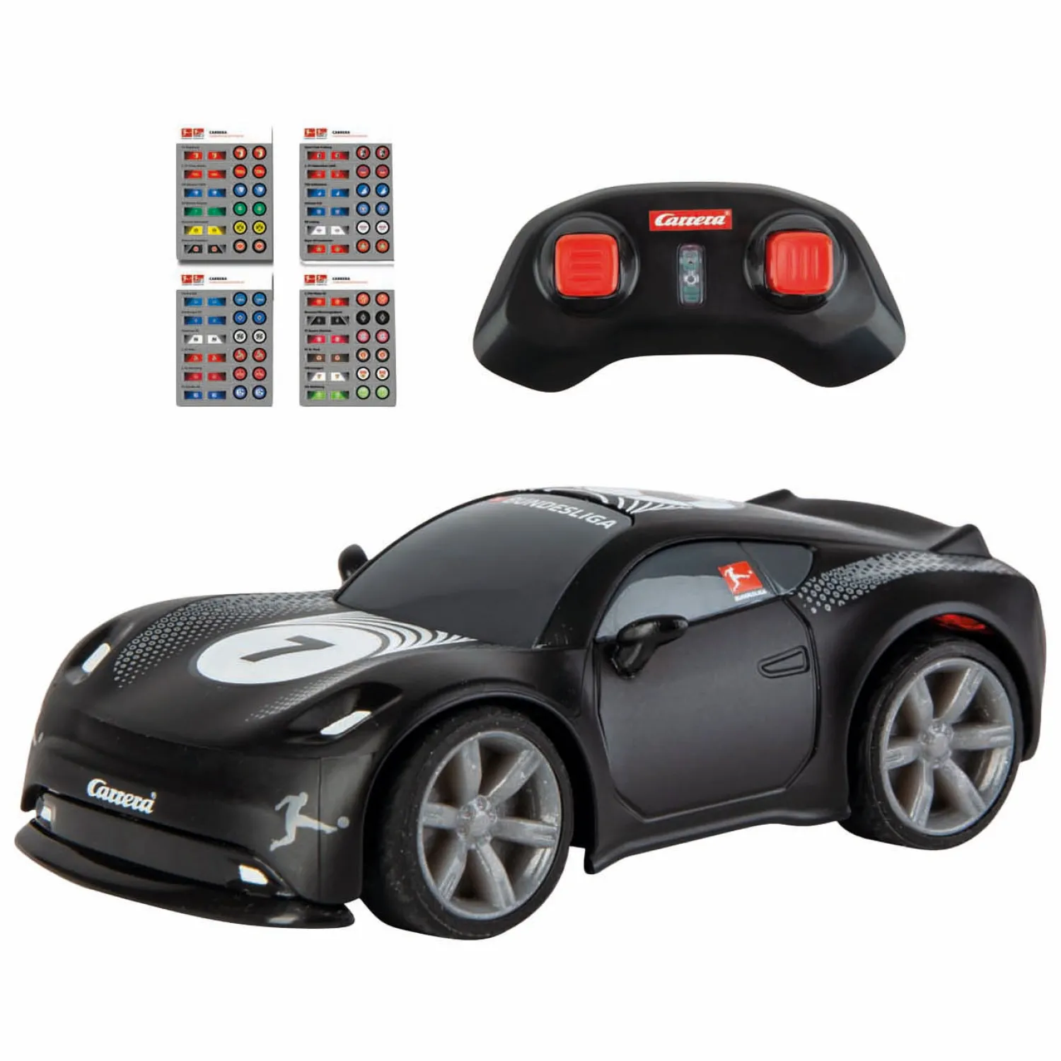 Mini RC 2,4GHz Bundesliga 1:43 - Zwart>Carrera