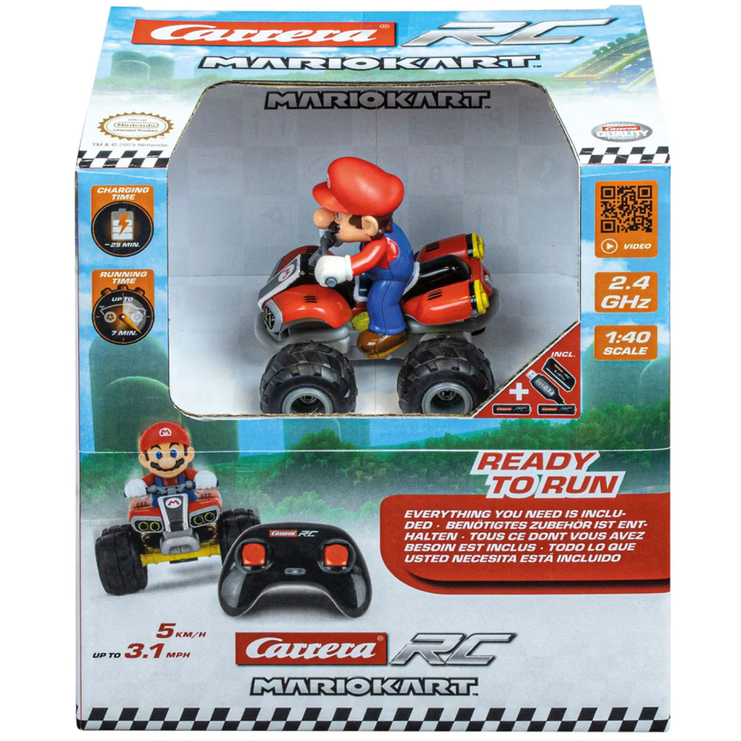 RC Bestuurbare Auto - Super Mario Quad 1:40-Carrera Sale