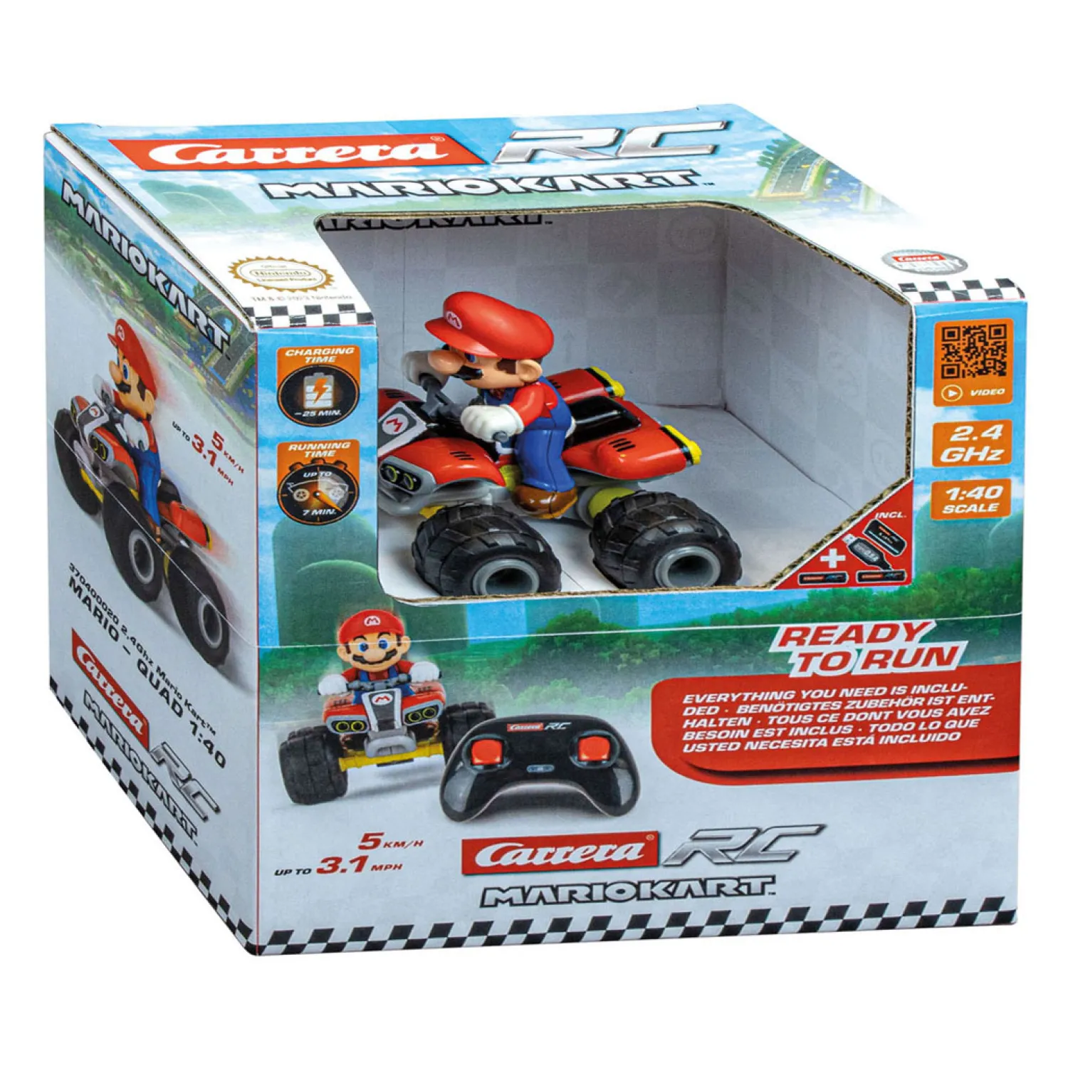 RC Bestuurbare Auto - Super Mario Quad 1:40-Carrera Sale