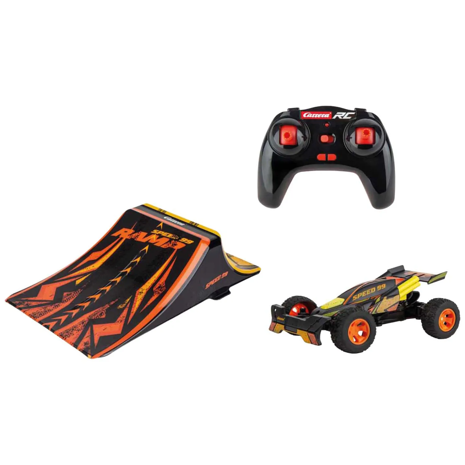 Carrera RC 2,4GHz High Speed Car + Ramp 1:32 Hot