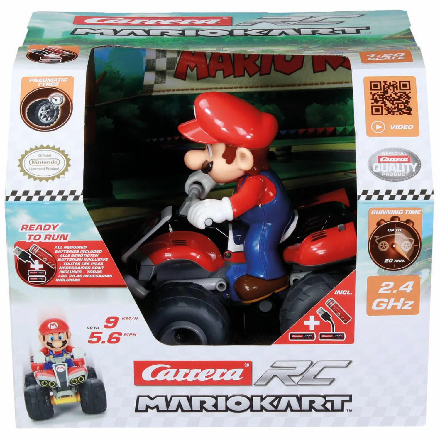 RC 2,4GHz Mario Kart - 1:20-Carrera Best