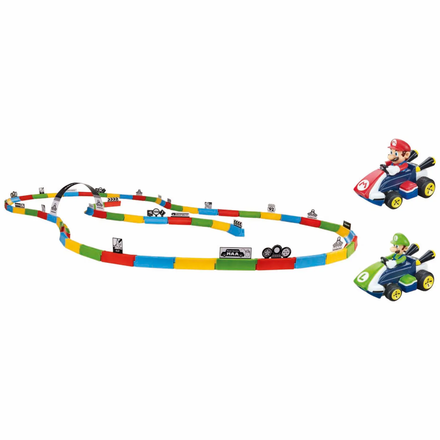 RC 2,4GHz Mario Kart Tabletop Racing Set - Mario & Luigi 1:43-Carrera Sale