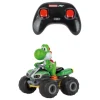 RC 2,4GHz Mario Kart Yoshi - Mini Quad 1:40-Carrera New