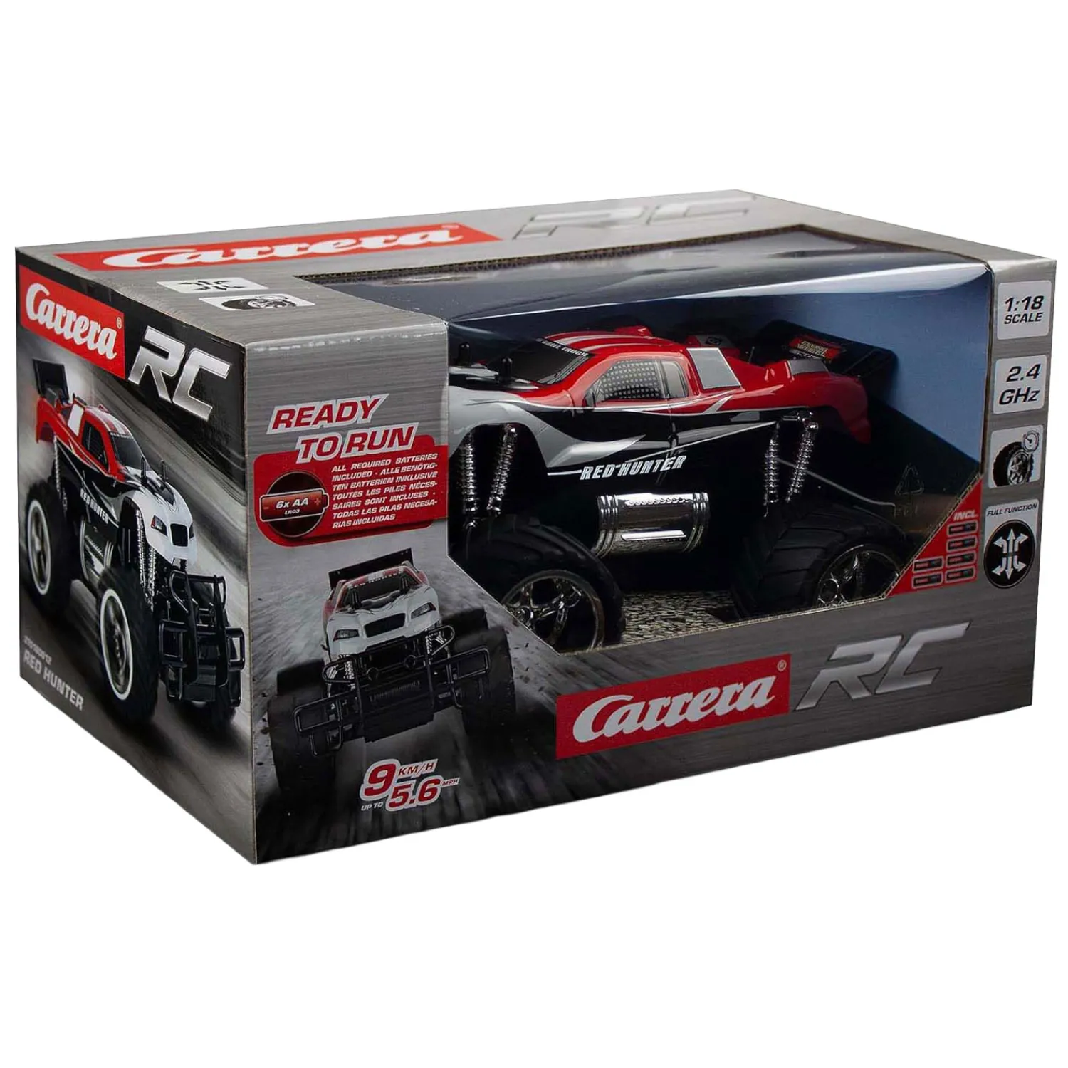 RC 2,4GHz Red Hunter X - 1:18>Carrera Discount