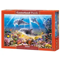 Castorland Legpuzzel Dolphins Underwater, 500st.>Selecta Clearance