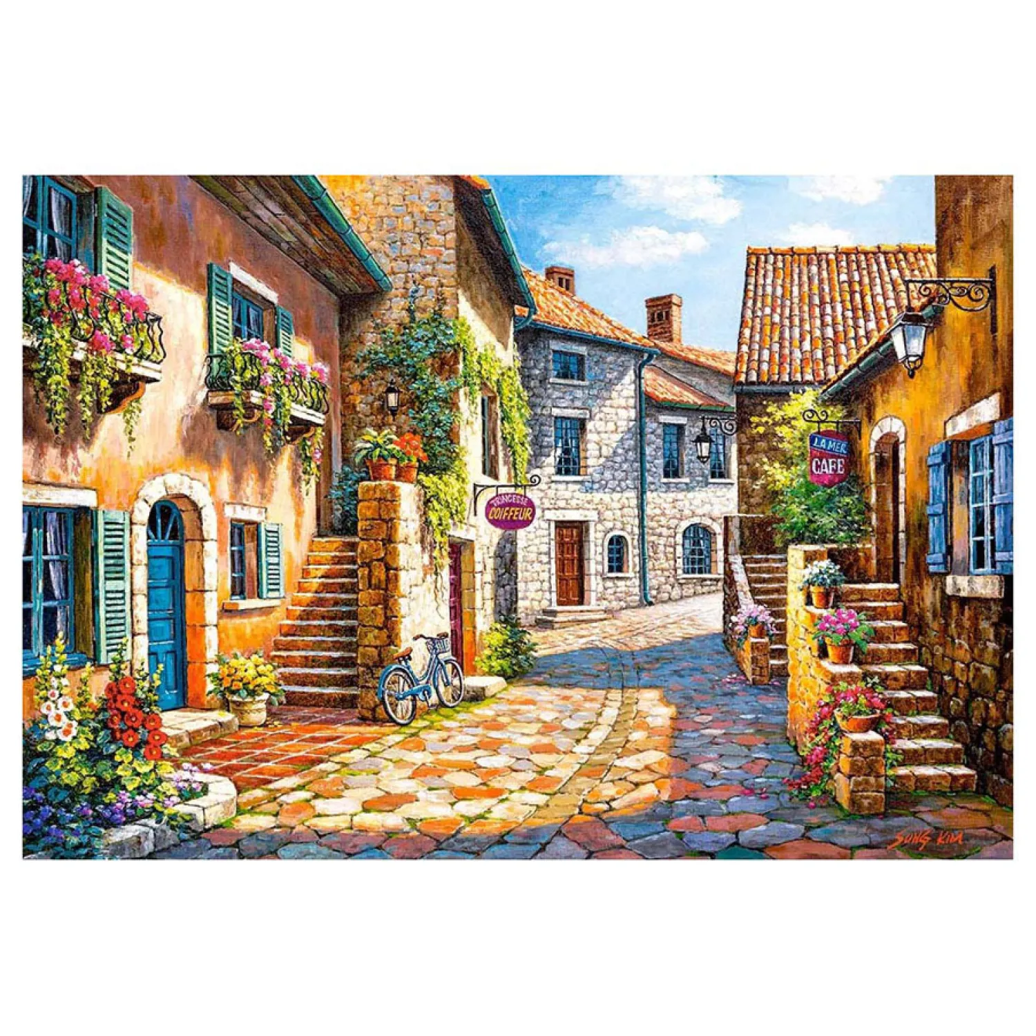 Castorland Legpuzzel Rue de Village, 1000st.>Selecta Sale
