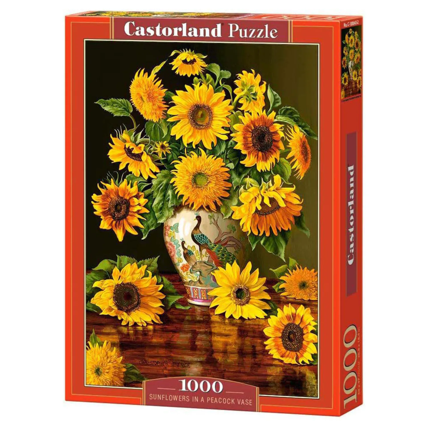 Selecta Castorland Legpuzzel Sunflowers in a Peacock Vase, 1000st. Discount