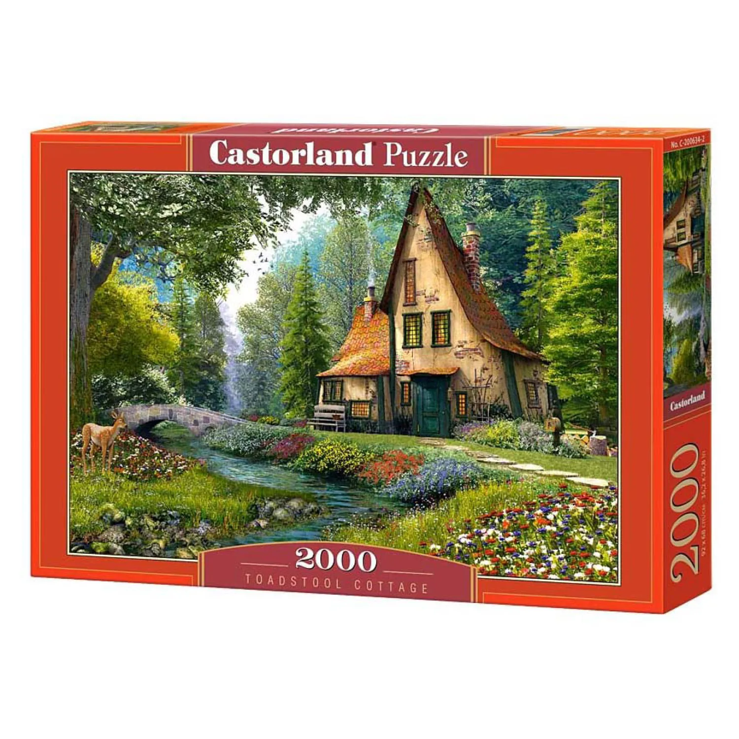Castorland Legpuzzel Toadstool Cottage, 2000st.-Selecta Discount
