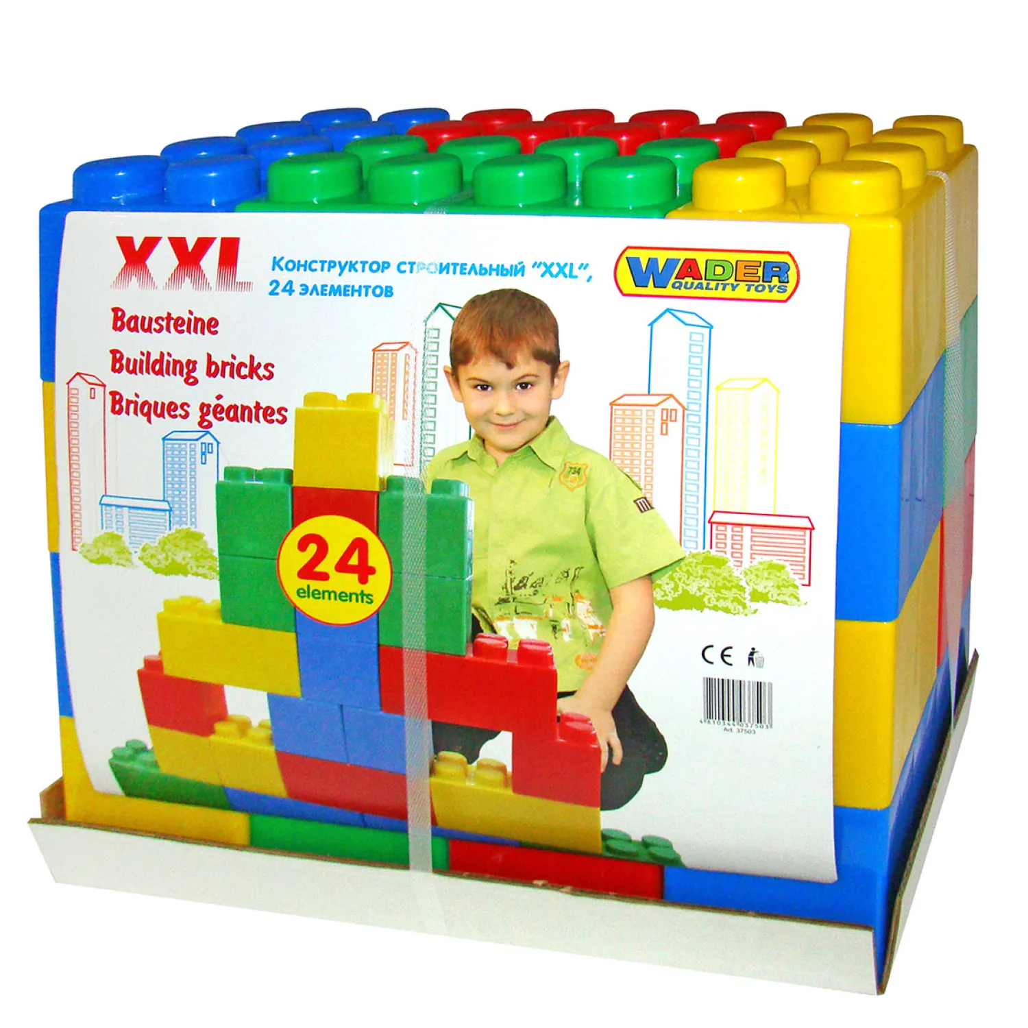 Cavallino Bouwblokken XXL - 24dlg. Best