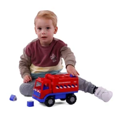 Brandweervrachtwagen Vormenstoof met 6 Blokken, 26cm-Cavallino Clearance