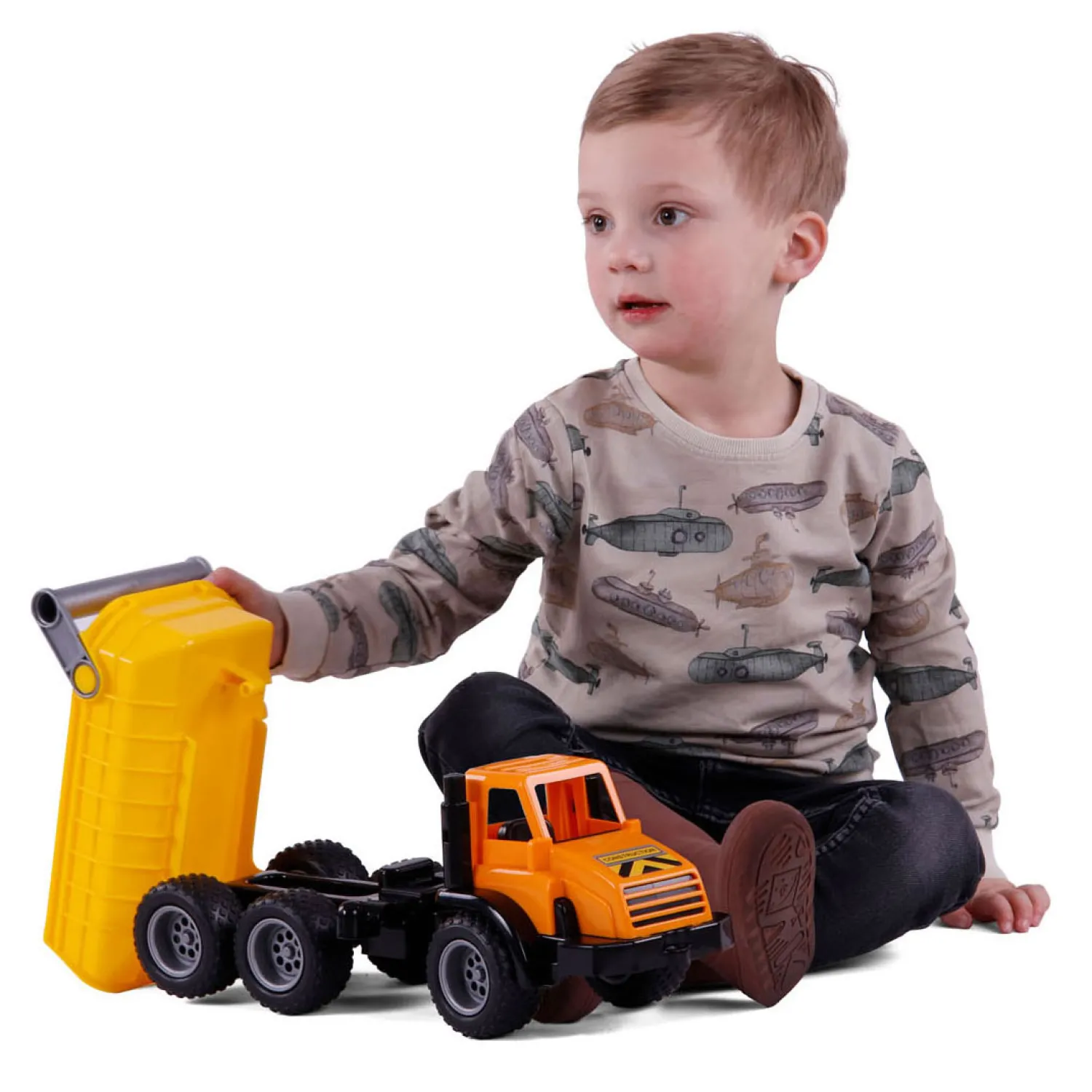 Grip Kiepvrachtwagen Met Rubberbanden, 42cm>Cavallino Hot