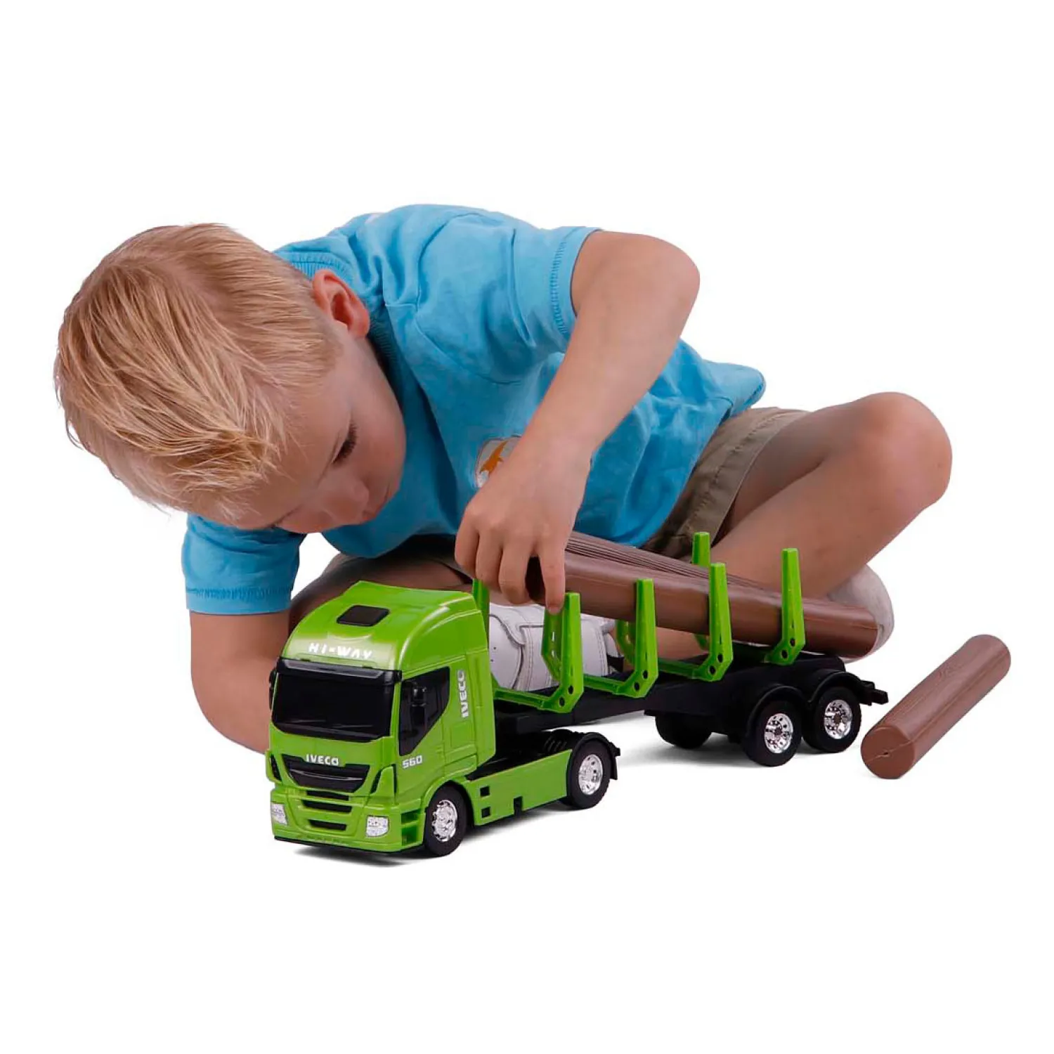 Iveco Boomstam Vrachtwagen Schaal 1:30-Cavallino Best