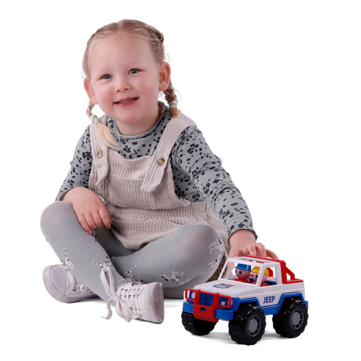 Jeep met 2 Speelfiguren>Cavallino Hot