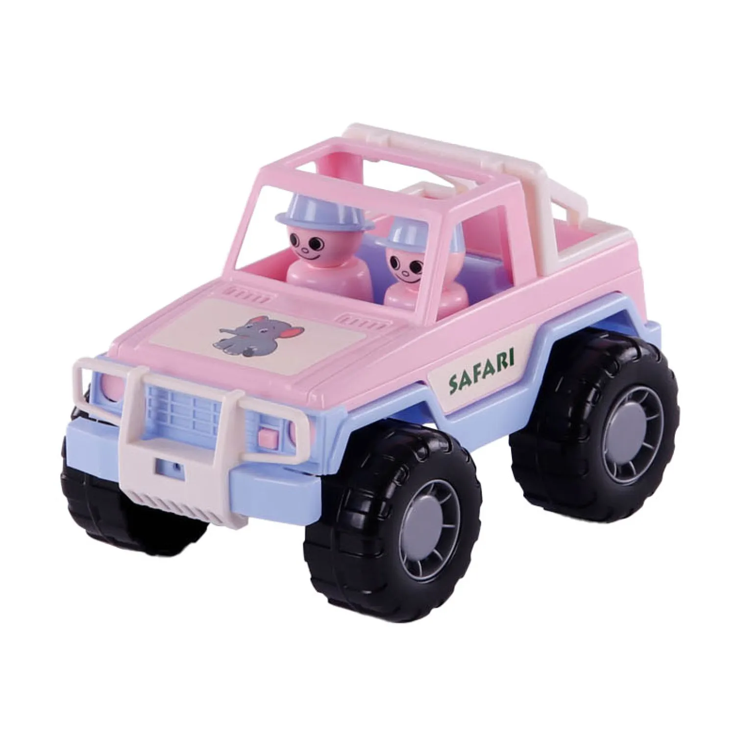 Cavallino Jeep Roze met 2 Speelfiguren New