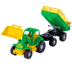 Klassieke Tractor met Kiep Aanhangwagen, 66cm>Cavallino Discount