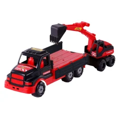 Cavallino Mammoet Torpedo Vrachtwagen met Graafmachine, 44,5cm Sale