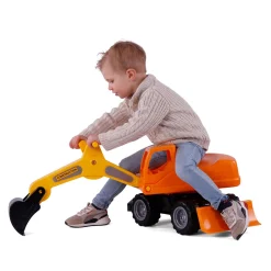 Mega Graafmachine Loopauto Oranje, 79cm><noscript><img width=