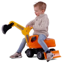 Mega Graafmachine Loopauto Oranje, 79cm><noscript><img width=