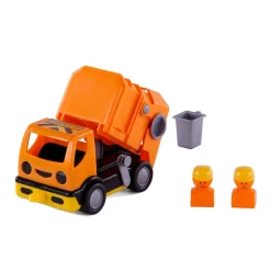 Mijn Eerste Vuilniswagen Oranje, 19cm><noscript><img width=