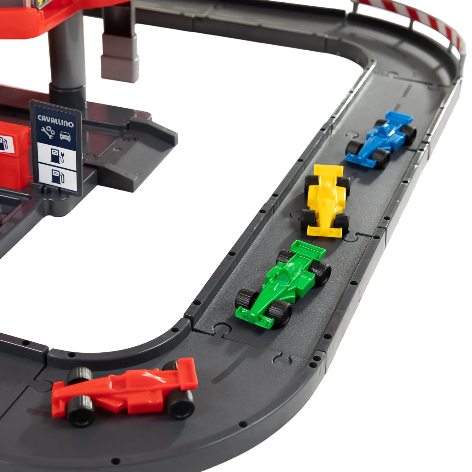 Racing Parkeergarage met 4 Verdiepingen en Auto's Speelset-Cavallino Best