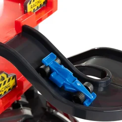 Racing Parkeergarage Rood met 4 Verdiepingen en Auto's Speelset-Cavallino Outlet