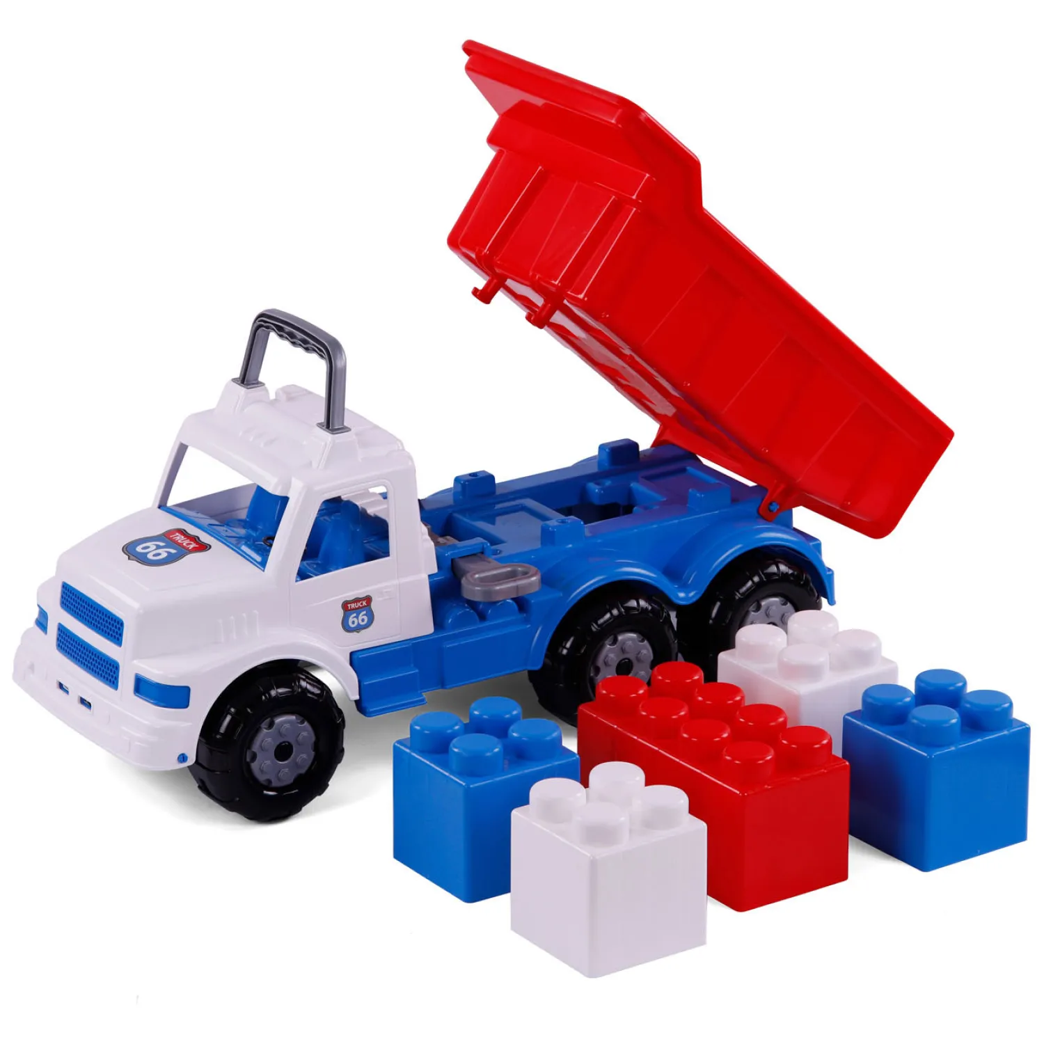 Route 66 XL Kiepwagen met Bouwblokken-Cavallino Online