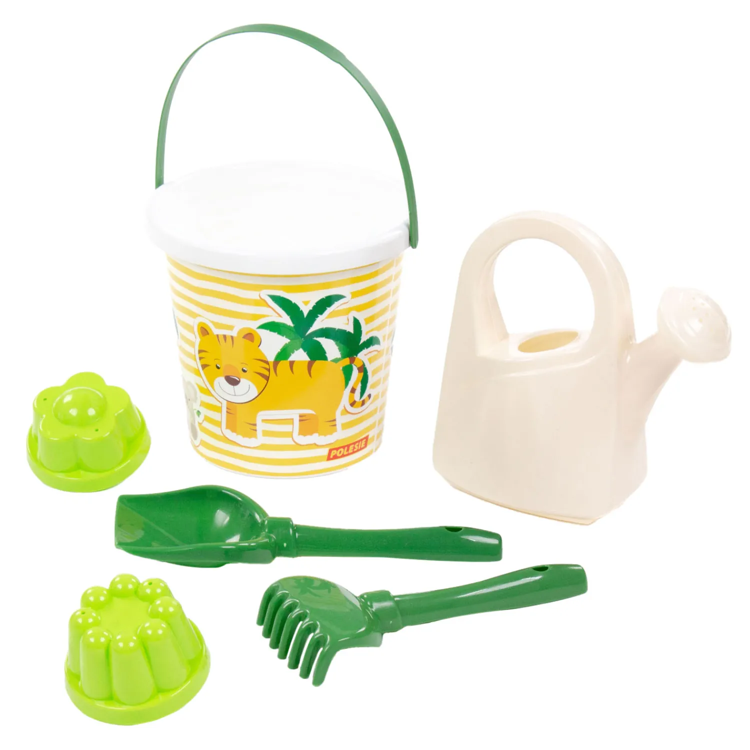 Safari XL Emmerset met Zandvormen Leeuw, 8dlg.-Cavallino Online