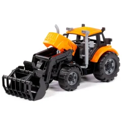 Tractor met Lader Geel, Schaal 1:32>Cavallino Hot