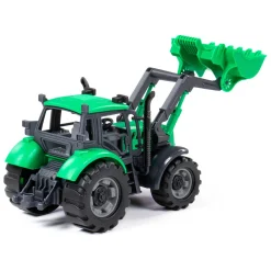 Tractor met Shovel Groen, Schaal 1:32><noscript><img width=
