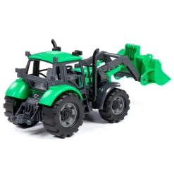 Tractor met Shovel Groen, Schaal 1:32><noscript><img width=