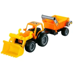 Tractor met Voorlader en Aanhanger-Cavallino Sale