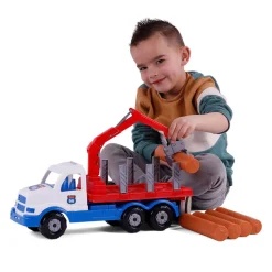 XL Torpedo Hout Vrachtwagen, 47,5cm><noscript><img width=