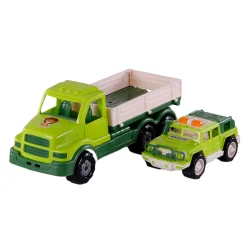 XL Torpedo Vrachtwagen met Survival Jeep Groen, 44,5cm>Cavallino Best