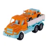 XL Torpedo Vrachtwagen met Survival Jeep Oranje, 44,5cm-Cavallino Hot