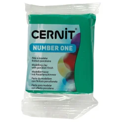 Creativ Company Cernit Boetseerklei Groen, 56 gram Hot