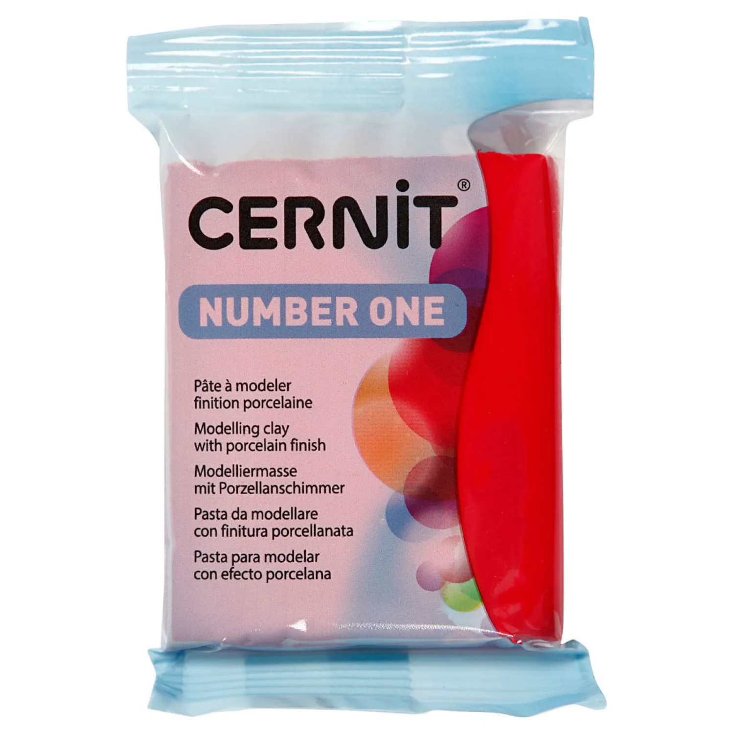 Creativ Company Cernit Boetseerklei Kerstrood, 56 gram Clearance