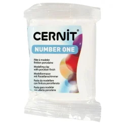 Cernit Boetseerklei Opaque White, 56 gram>Creativ Company