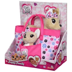 Chi Chi Love Happy Family Knuffelhond in Tas-Simba Outlet