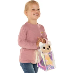 Simba Chi Chi Love Shimmer Knuffelhond in Tas Hot