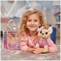 Simba Chi Chi Love Shimmer Knuffelhond in Tas Hot