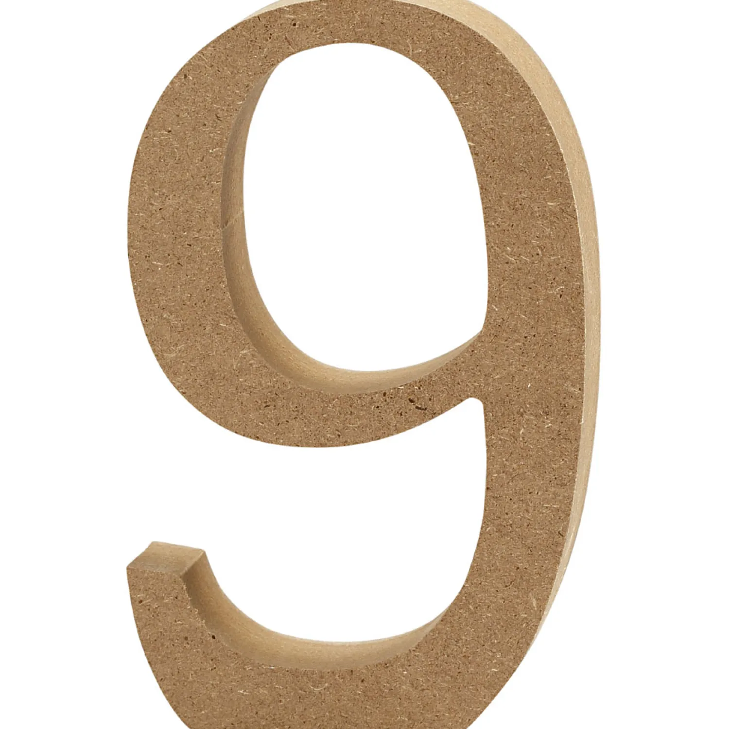 Cijfer 9 MDF 8cm, 1st.-Creativ Company New