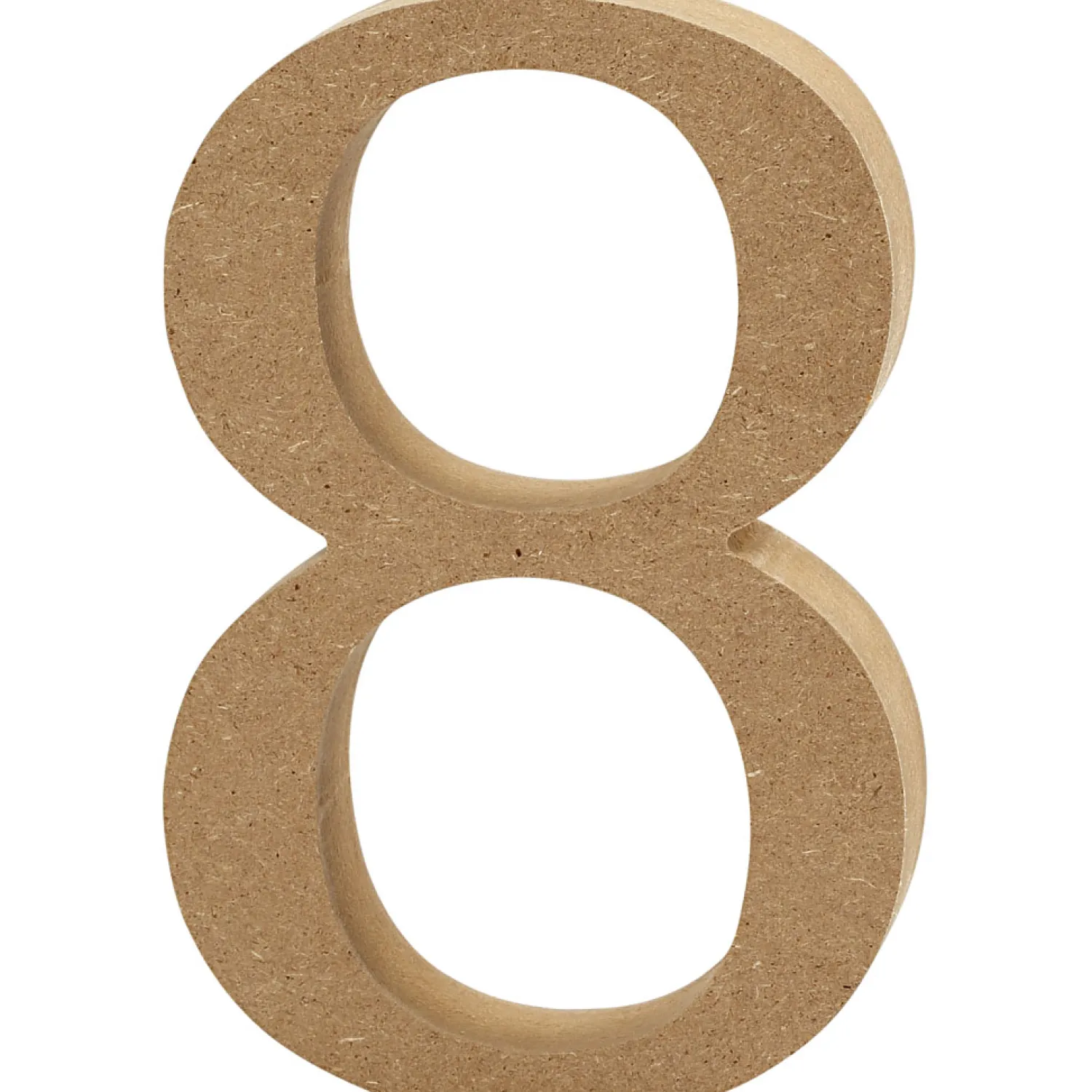 Cijfer 8 MDF 8cm, 1st.>Creativ Company