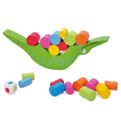 Houten Balansspel Krokodil, 20dlg.-Classic World Best