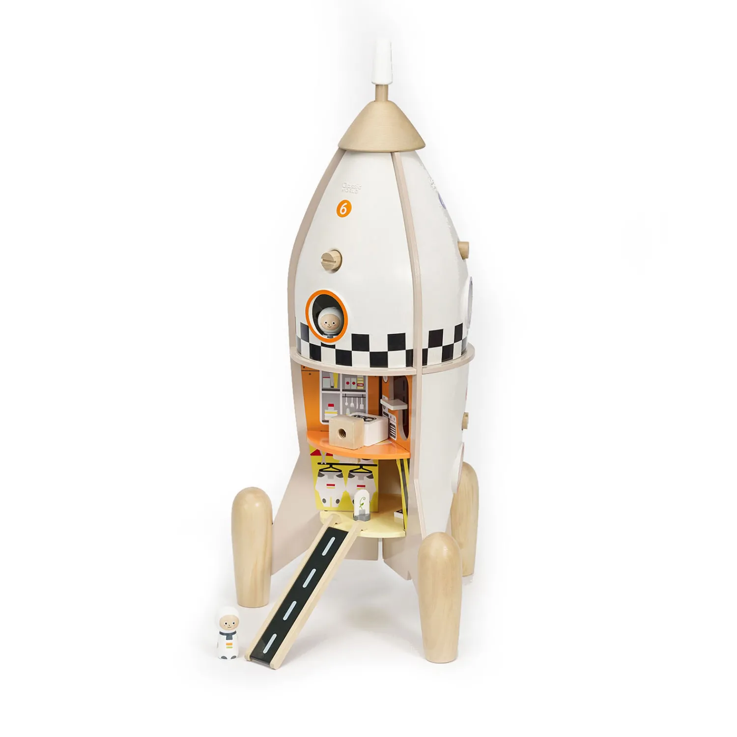 Classic World Houten Bouw Raket, 51dlg. New