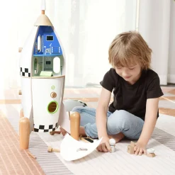 Classic World Houten Bouw Raket, 51dlg. New