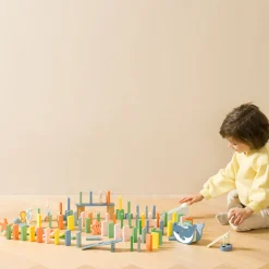 Houten Domino Oceaan, 100dlg.-Classic World Outlet