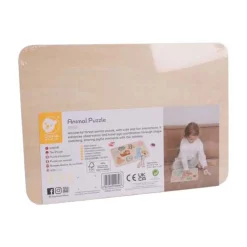 Houten Inlegpuzzel Dieren Puzzel, 10st.-Classic World Best