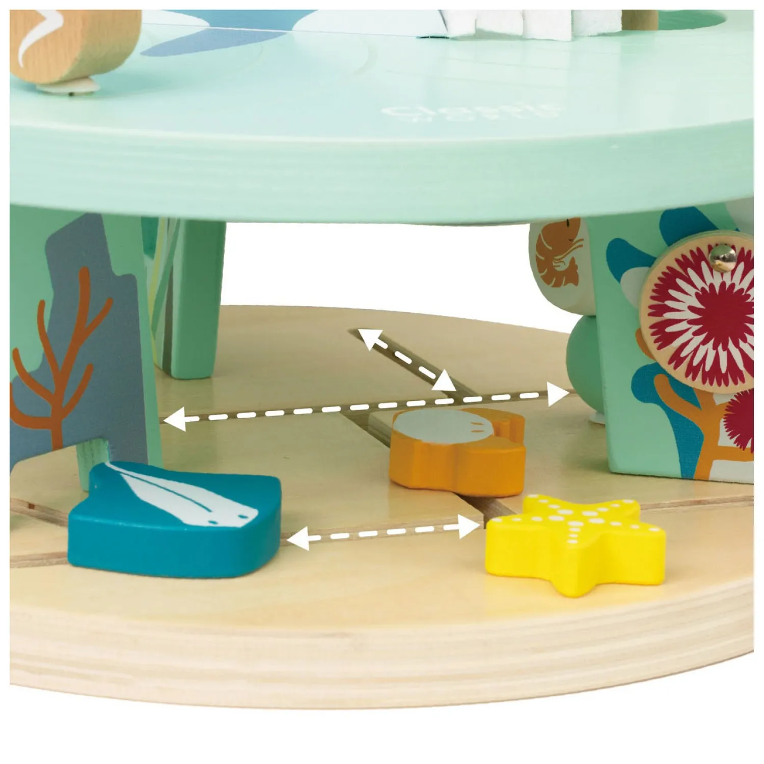 Houten Motoriekspiraal Onderwaterwereld>Classic World Hot