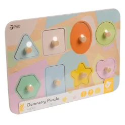 Houten Noppelpuzzel Vormen, 8st.-Classic World Clearance