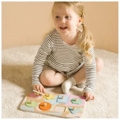 Houten Noppelpuzzel Vormen, 8st.-Classic World Clearance